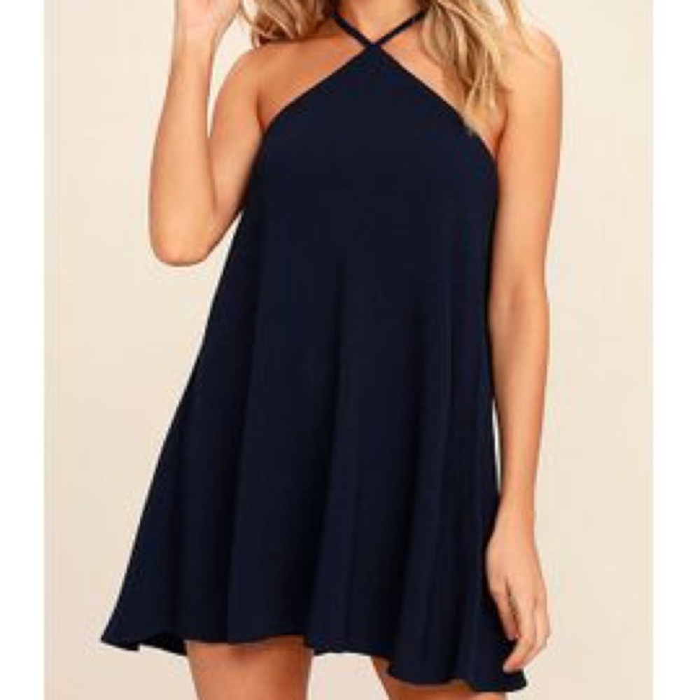 Navy Lulus dress